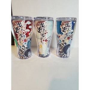 3 Royal Caribbean Cruise Line 2012 Tumbler Cup New Share a Coke At Sea Coca-Cola